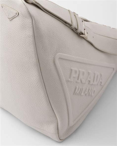 prada triangle leather bag|large leather Prada triangle bag.